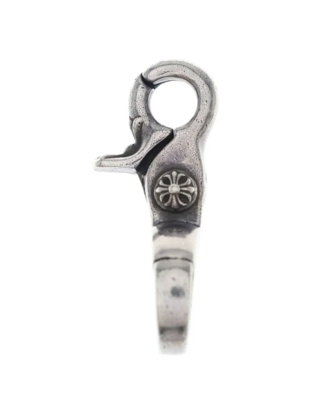 Chrome Hearts Quick Clip Cross Ball Silver Necklace